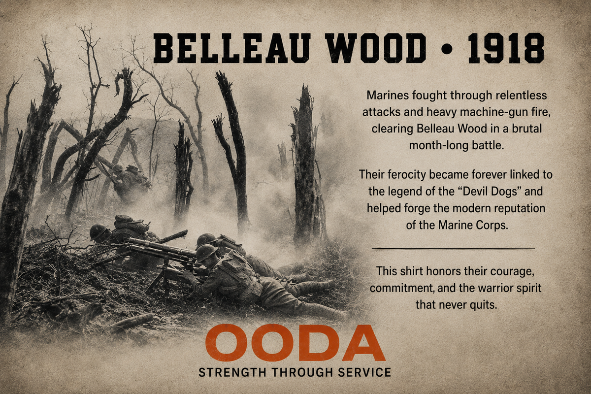 OODA U.S. Marines Belleau Wood T-Shirt