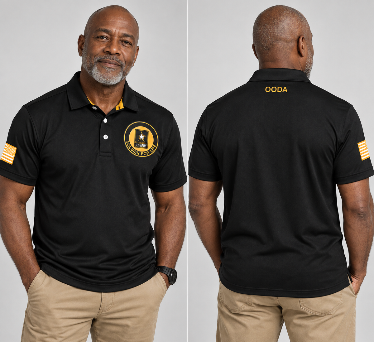 OODA U.S. Army "Soldier For Life" Performance Polo