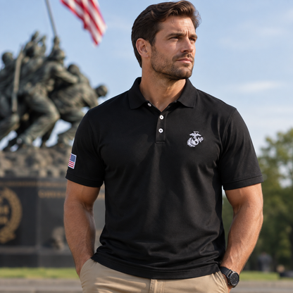 OODA U.S. Marines USMC Unisex Performance Polo