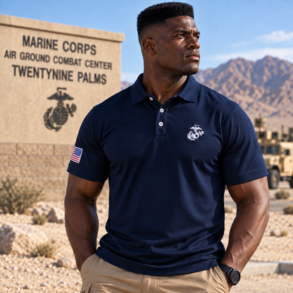 OODA U.S. Marines USMC Unisex Performance Polo